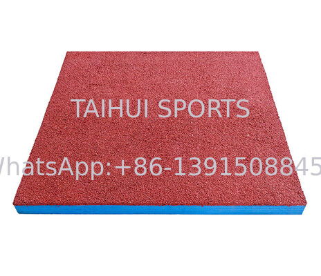 EPDM Bảng đệm cú sốc 20-100mm Độ dày Độ thấm nước cao Thấm cú sốc cao su sàn thảm cho sân chơi