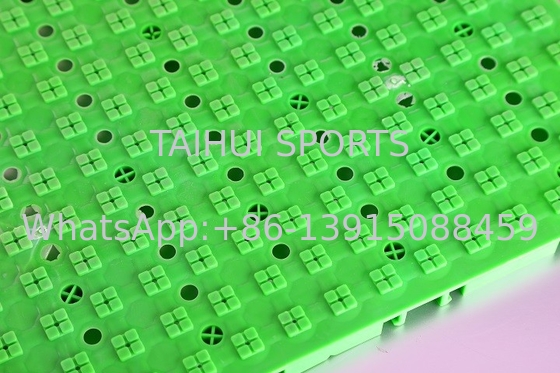 Thermoplastic cao su cỏ nhân tạo thoát nước Underlay xanh cho sân thể thao