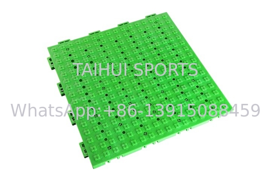 Thermoplastic cao su cỏ nhân tạo thoát nước Underlay xanh cho sân thể thao