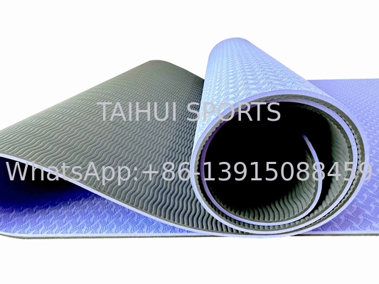 TPE Yoga tập thể dục Fitness Mats, cao mật độ chống trượt Workout Mat