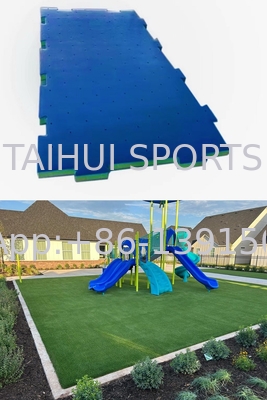 HIC / CFH thử nghiệm tác động bảo vệ an toàn Pad Puzzle Pad Thâm thụ cú sốc Pad Soft Fall 30mm 50mm Interlocking Playground Mats