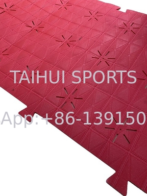 10 MM Cỏ nhân tạo Underlay Shock Pad với lỗ hoa hướng dương cho cỏ nhân tạo