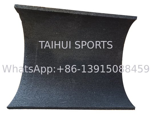 15mm Đen SBR Granule cao su Mats Shock Pad cho phòng tập thể dục trong nhà Khúc côn cầu