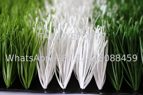 50mm Độ cao đống vật liệu PE tổng hợp trang trí vườn thảm cỏ nhân tạo cho sân bóng đá