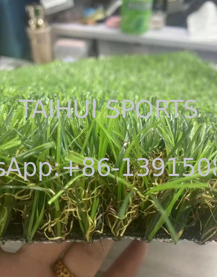 Cỏ tổng hợp 40mm Cao trường học Cỏ bóng đá Cỏ nhân tạo Roll Cỏ nhân tạo màu xanh lá cây thảm cho sân bóng đá