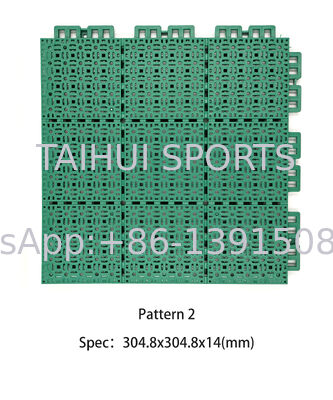 Gạch sân bóng rổ nối nhau chống trượt gạch sân thể thao nhựa