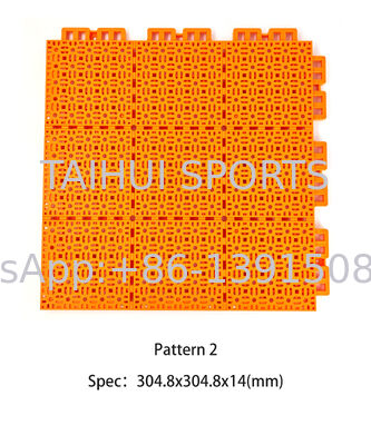 Sàn thể thao Polypropylene Bền Vững, Chống Cháy, Thân Thiện Với Môi Trường với Gạch PP Khớp Nối cho Sân Bóng Rổ, Tennis và Bóng Đá
