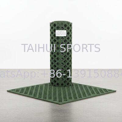 Tấm lót chống sốc đạt chứng nhận FIFA với thiết kế lỗ kim cương cho sân thể thao cỏ nhân tạo theo yêu cầu