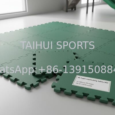 Thảm an toàn PE Foam ghép nối với độ dày 10-100mm và đảm bảo HIC & CFH cho tấm đệm chống sốc sân chơi