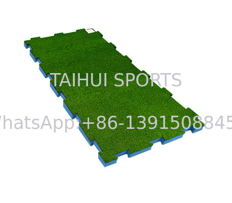 Tấm đệm chống sốc sân chơi đã được thử nghiệm HIC / CFH tùy chỉnh với độ dày 30mm-80mm và khả năng thấm nước cao cho lớp lót cỏ nhân tạo