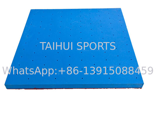 30-80mm HIC / CFH thử nghiệm đệm va chạm với bề mặt EPDM cho sàn chơi và độ thấm nước cao