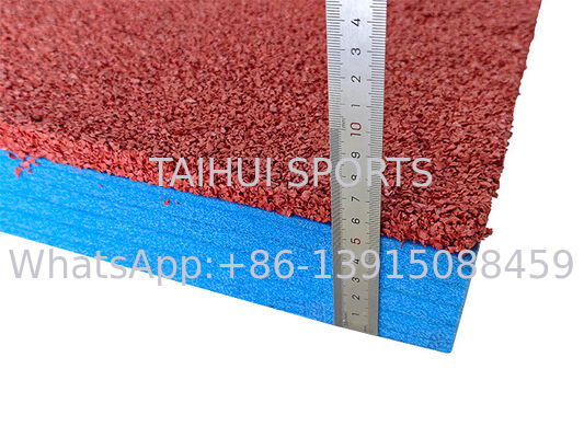 30-80mm HIC / CFH thử nghiệm đệm va chạm với bề mặt EPDM cho sàn chơi và độ thấm nước cao