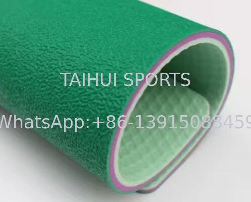 Sàn thể thao Vinyl với khả năng hấp thụ sốc vượt trội, độ bám tốt và màu sắc tùy chỉnh cho bóng chuyền, bóng rổ, pickleball