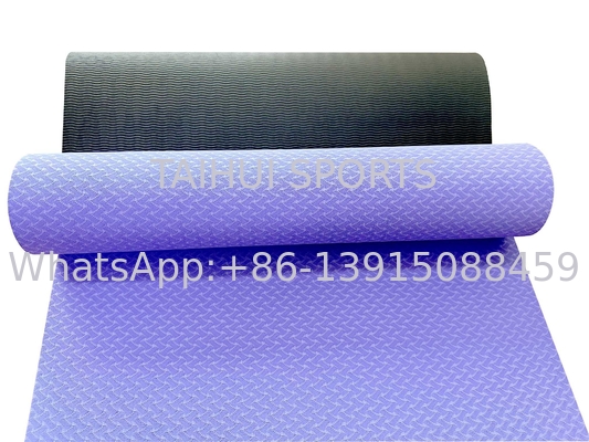 Phòng tập thể dục yoga hàng ngày Tập thể dục Yoga Mats 6MM Cushy Floor Mats