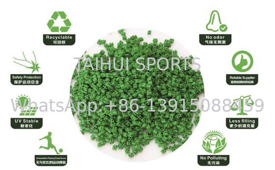Bộ đầy hạt FIFA được sử dụng trong hệ thống FIFA cho cỏ nhân tạo TPE nhựa nhiệt Elastomer mật độ thấp Kháng UV T12R