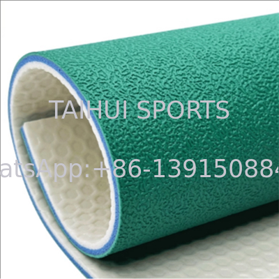 Thảm sàn cao su PVC trong nhà dày 3.5-10mm, sàn PVC thể thao cho bóng chuyền, cầu lông, tennis, phòng nhảy, phòng tập gym