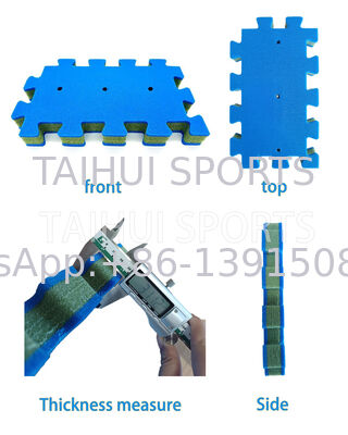 Thảm ghép hình xốp PE chứng nhận HIC/CFH - Độ dày 15-70mm Chống thấm nước có lỗ thoát nước cho an toàn sân chơi