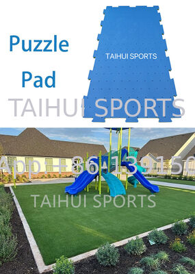 Khảm an toàn ngắt gập mềm với độ dày 10-100mm và đệm sốc sân chơi được đảm bảo HIC & CFH