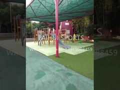 Giao thấu cỏ nhân tạo thoát nước Underlay chống trượt Soft Fall cho bóng đá / bóng đá