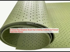 8-15mm Poly Ethylene Shock Pad Underlay Artificial Turf Sân bóng đá FIFA Pitches