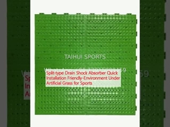 Máy hút sốc thoát nước loại chia nhanh chóng lắp đặt thân thiện với môi trường dưới cỏ nhân tạo cho thể thao