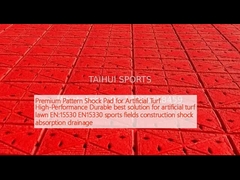 Premium Pattern Shock Pad cho bãi cỏ nhân tạo Hiệu suất cao Giải pháp tốt nhất cho bãi cỏ nhân tạo EN:15530 EN15330 sân thể thao