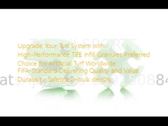 Cải thiện hệ thống cỏ của bạn với hạt nhồi TPE hiệu suất cao Lựa chọn ưa thích cho cỏ nhân tạo trên toàn thế giới Tiêu chuẩn FIFA Cung cấp chất lượng và giá trị Độ bền, an toàn, mật độ khối lượng thấp